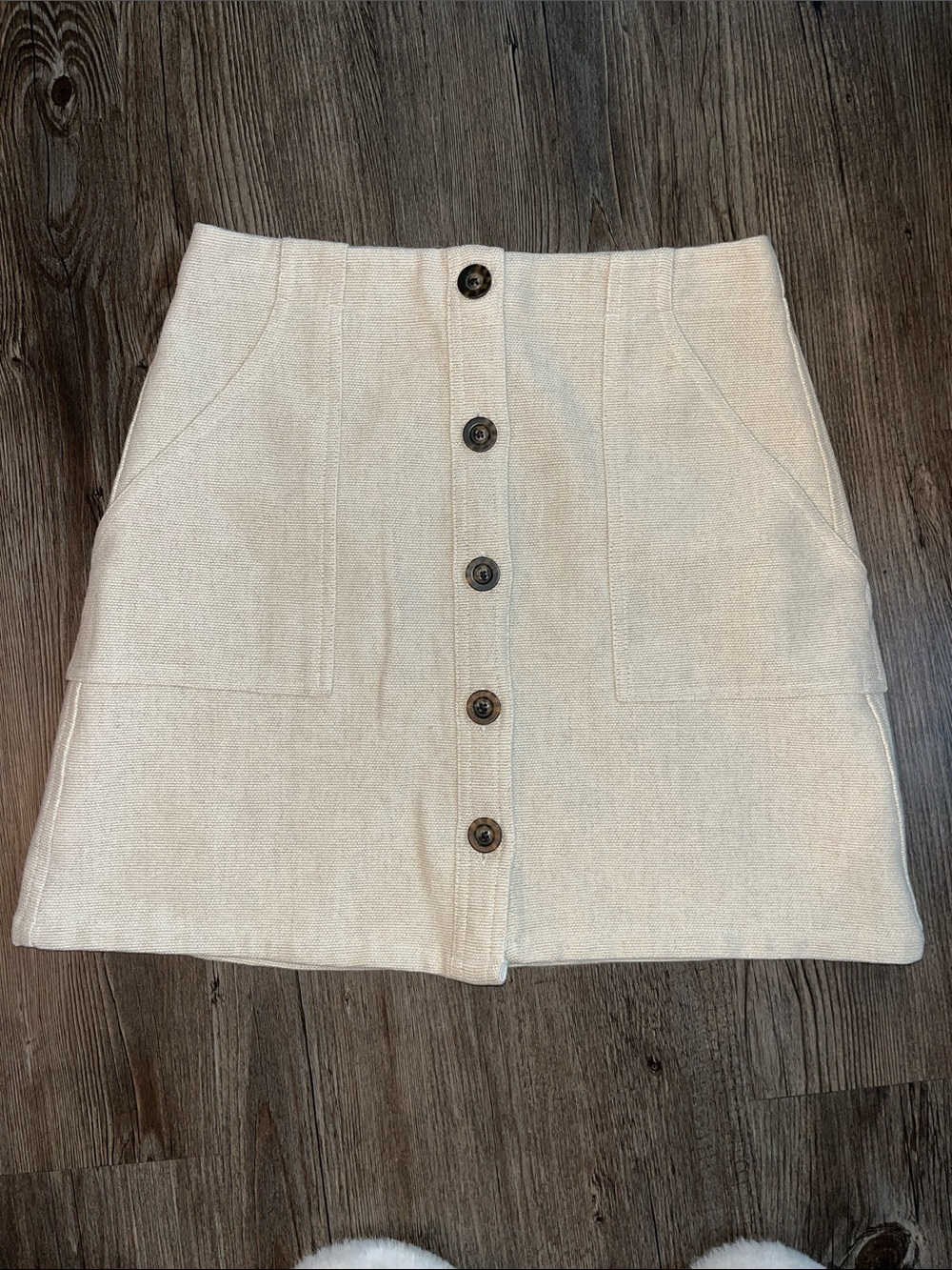 BANANA REPUBLIC Button-Front Mini Skirt